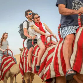 Dubai Desert Safari, Dune Bashing, Camel Ride, Sandboarding & BBQ