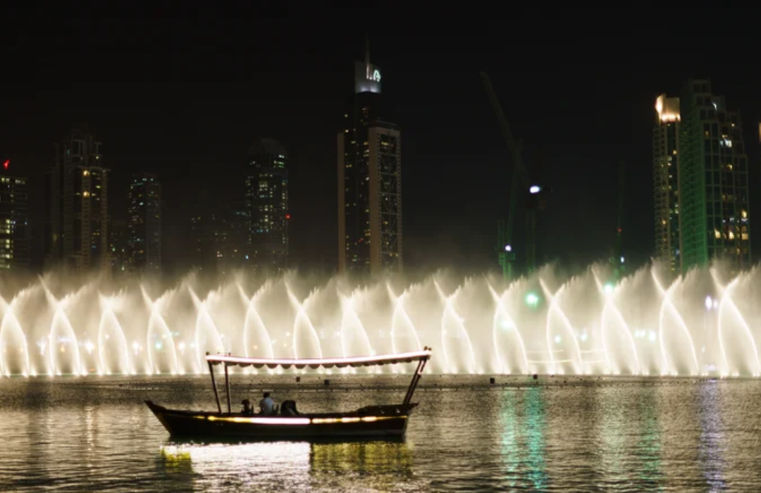 The Dubai Fountain Lake Ride or Boardwalk Ticket