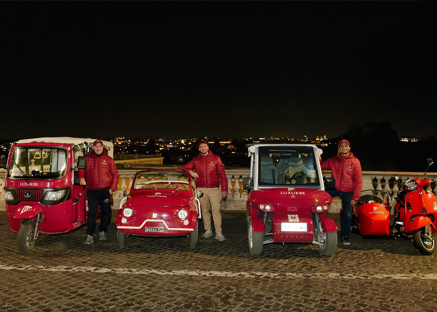 Rome by Night: Golf Cart Tour