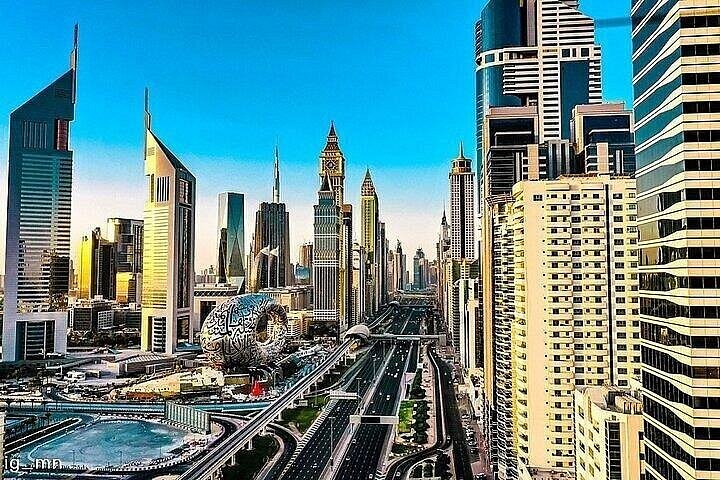 Dubai City Tour and Dubai Marina Dhow Cruise Combo