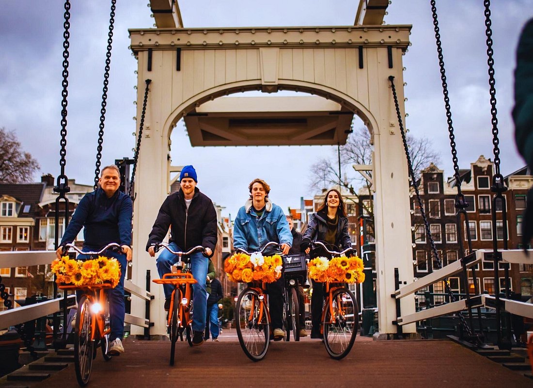 Amsterdam City Top Highlights Guided Bike Tour