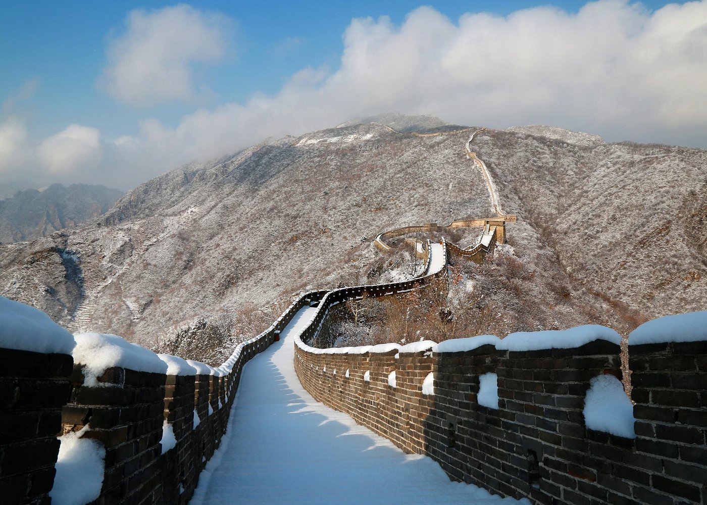 Great Wall of China at Mutianyu plus Ancient City Wall of Beijing