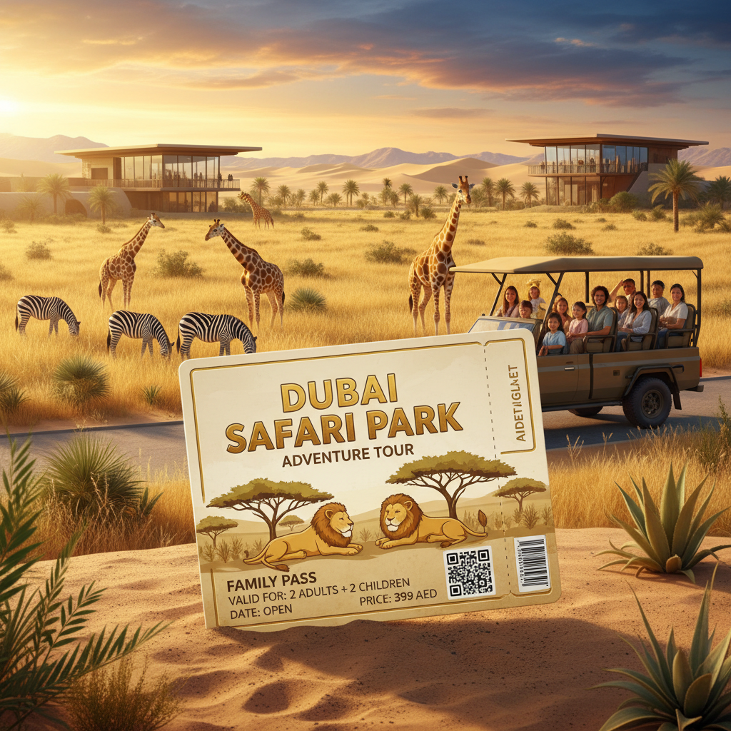 Dubai Safari Park Ticket