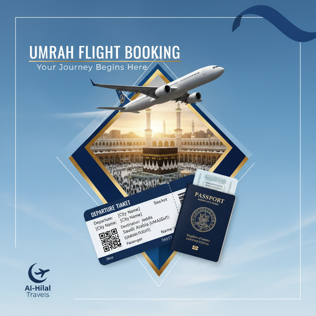 Umrah Flight Booking Service