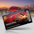 Ferrari World Abu Dhabi Ticket