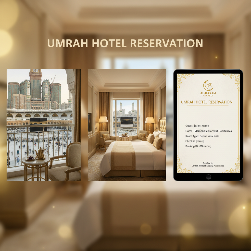 Umrah Hotel Booking Assistance